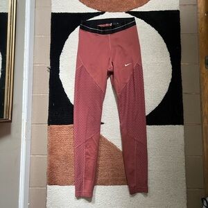 Fleece lined Dri fit Nike Pro leggings